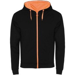 Fuji bluza unisex czarny, fluor orange