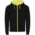 Fuji bluza unisex czarny, fluor yellow