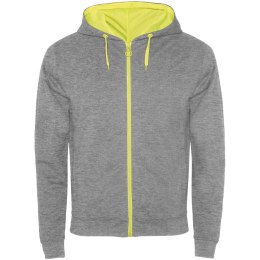 Fuji bluza unisex szary melanż, fluor yellow