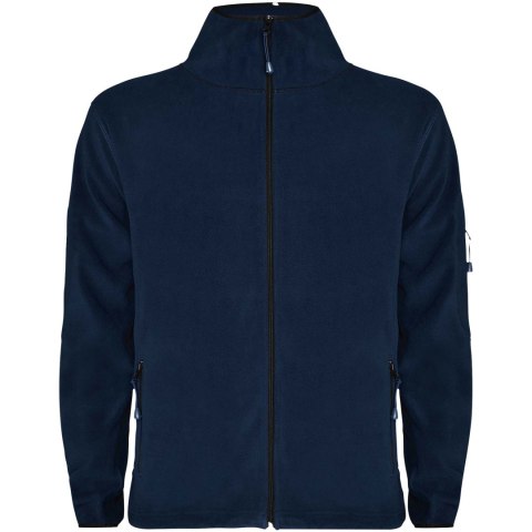 Luciane męska kurtka polarowa z zamkiem błyskawicznym na całej długości navy blue