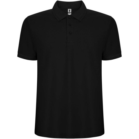 Pegaso Premium koszulka męska polo z krótkim rękawem czarny Pegaso Premium koszulka męska polo z krótkim rękawem czarny