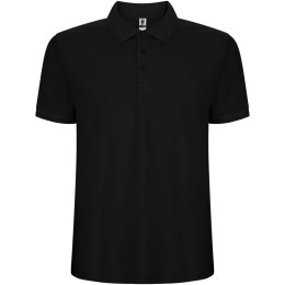 Pegaso Premium koszulka męska polo z krótkim rękawem czarny