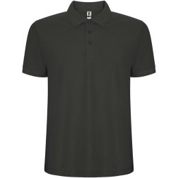 Pegaso Premium koszulka męska polo z krótkim rękawem dark lead