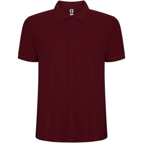 Pegaso Premium koszulka męska polo z krótkim rękawem garnet Pegaso Premium koszulka męska polo z krótkim rękawem garnet