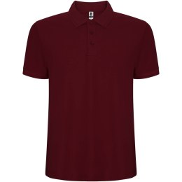 Pegaso Premium koszulka męska polo z krótkim rękawem garnet