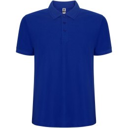 Pegaso Premium koszulka męska polo z krótkim rękawem niebieski