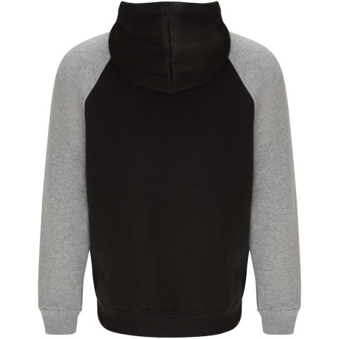 Badet dwukolorowa bluza z kapturem unisex czarny, szary melanż Badet dwukolorowa bluza z kapturem unisex czarny, szary melanż