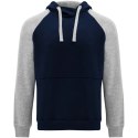 Badet dwukolorowa bluza z kapturem unisex navy blue, szary melanż Badet dwukolorowa bluza z kapturem unisex navy blue, szary melanż
