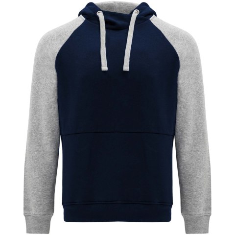 Badet dwukolorowa bluza z kapturem unisex navy blue, szary melanż Badet dwukolorowa bluza z kapturem unisex navy blue, szary melanż