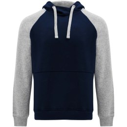Badet dwukolorowa bluza z kapturem unisex navy blue, szary melanż