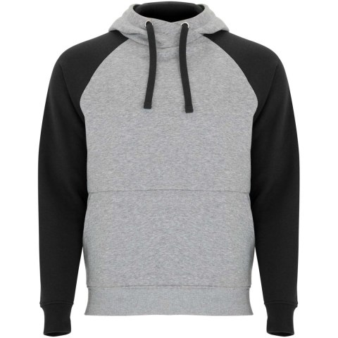 Badet dwukolorowa bluza z kapturem unisex szary melanż, czarny Badet dwukolorowa bluza z kapturem unisex szary melanż, czarny