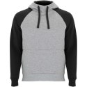 Badet dwukolorowa bluza z kapturem unisex szary melanż, czarny Badet dwukolorowa bluza z kapturem unisex szary melanż, czarny