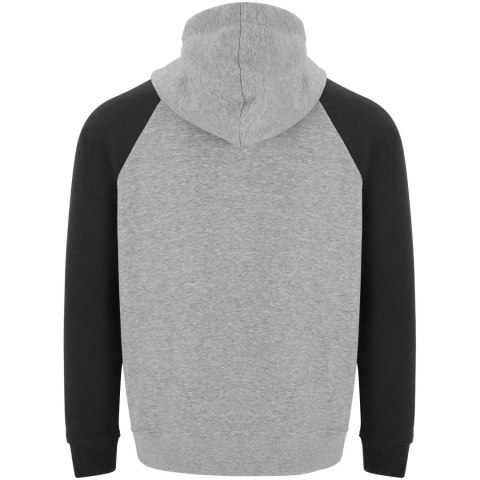 Badet dwukolorowa bluza z kapturem unisex szary melanż, czarny Badet dwukolorowa bluza z kapturem unisex szary melanż, czarny