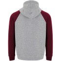 Badet dwukolorowa bluza z kapturem unisex szary melanż, garnet Badet dwukolorowa bluza z kapturem unisex szary melanż, garnet