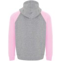 Badet dwukolorowa bluza z kapturem unisex szary melanż, jasnoróżowy Badet dwukolorowa bluza z kapturem unisex szary melanż, jasnoróżowy