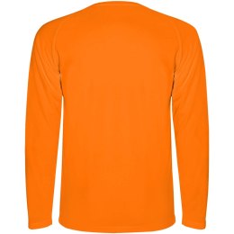 Montecarlo long sleeve men's sports t-shirt fluor orange (R04153L2)