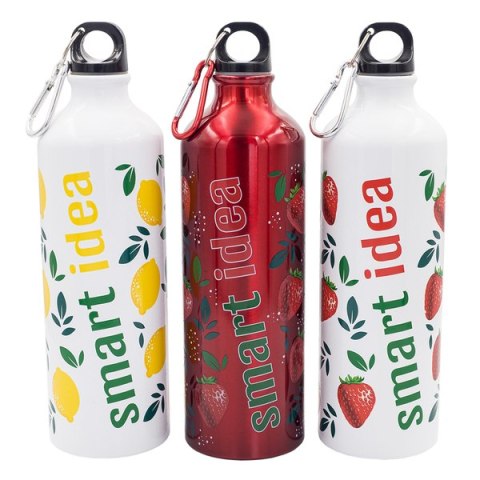 Bidon aluminiowy Easy Tripper 800 ml, biały Bidon aluminiowy Easy Tripper 800 ml, biały