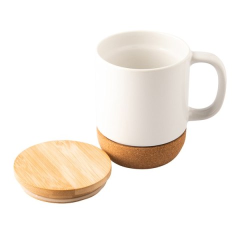 Kubek ceramiczny z powłoką sublimacyjną Giulio, biały Kubek ceramiczny z powłoką sublimacyjną Giulio, biały