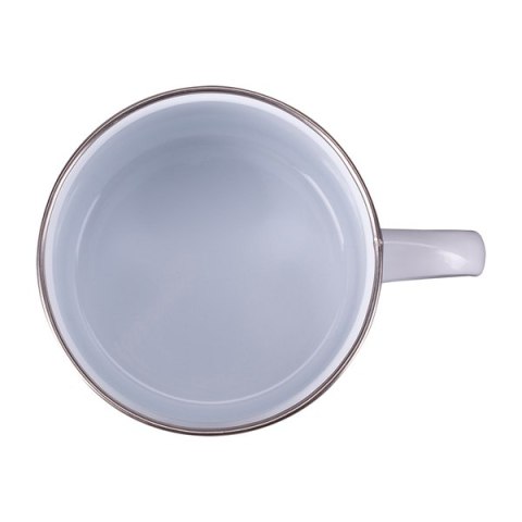 Kubek emaliowany z powłoką sublimacyjną Odis 500 ml, biały Kubek emaliowany z powłoką sublimacyjną Odis 500 ml, biały