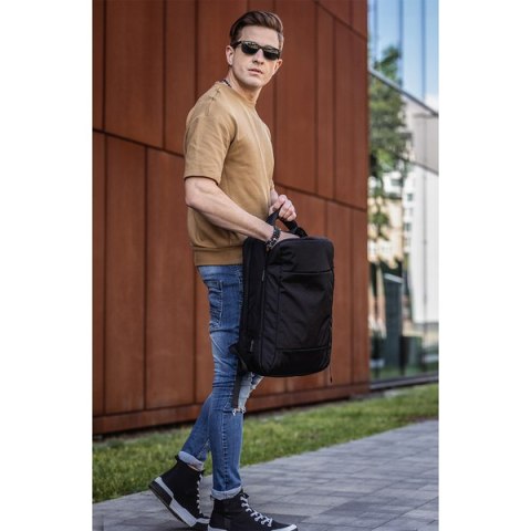 Plecak na laptop City Trybe, czarny Plecak na laptop City Trybe, czarny