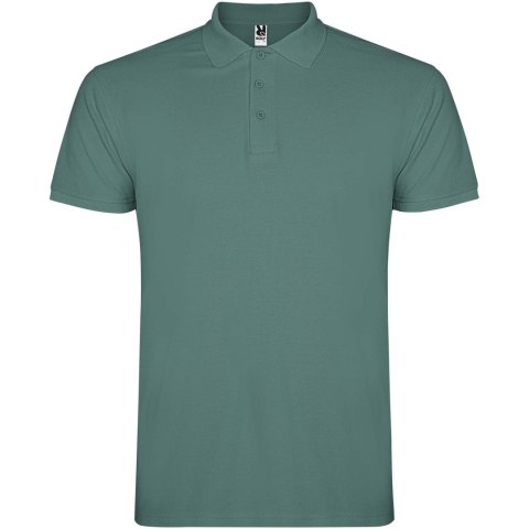 Star koszulka męska polo z krótkim rękawem calm blue Star koszulka męska polo z krótkim rękawem calm blue