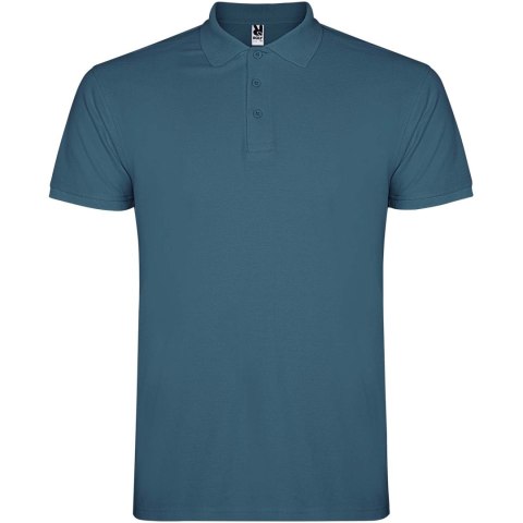 Star koszulka męska polo z krótkim rękawem storm blue Star koszulka męska polo z krótkim rękawem storm blue