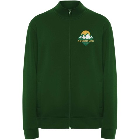 Ulan bluza unisex z zamkiem błyskawicznym na całej długości butelkowa zieleń Ulan bluza unisex z zamkiem błyskawicznym na całej długości butelkowa zieleń