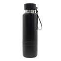 Wielofunkcyjna butelka próżniowa Multina 500ml, czarny Wielofunkcyjna butelka próżniowa Multina 500ml, czarny