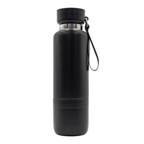 Wielofunkcyjna butelka próżniowa Multina 500ml, czarny Wielofunkcyjna butelka próżniowa Multina 500ml, czarny