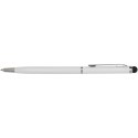 Ore aluminium ballpoint pen with stylus biały Ore aluminium ballpoint pen with stylus biały