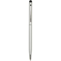 Ore aluminium ballpoint pen with stylus srebrny