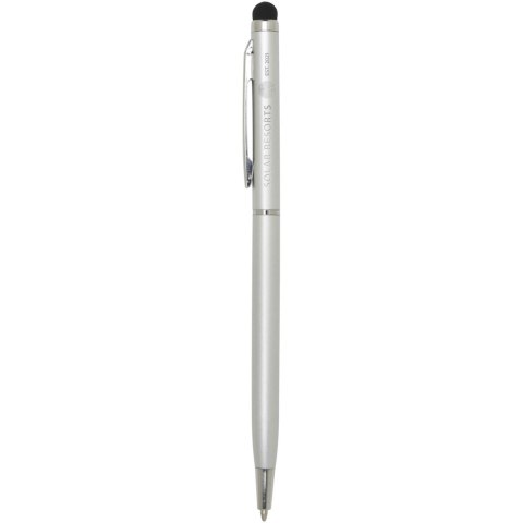 Ore aluminium ballpoint pen with stylus srebrny Ore aluminium ballpoint pen with stylus srebrny