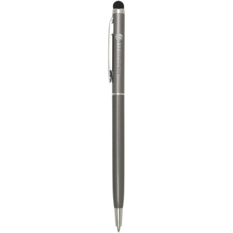 Ore aluminium ballpoint pen with stylus tytanowy Ore aluminium ballpoint pen with stylus tytanowy