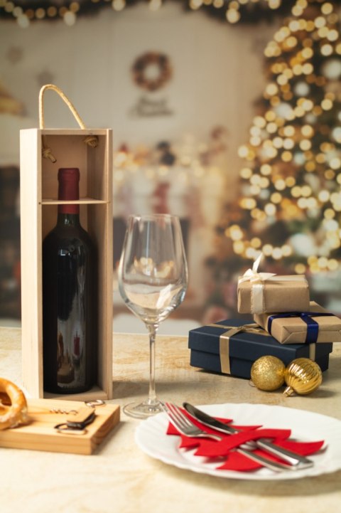 Pudełko prezentowe na wino wykonywane na zamówienie Pudełko prezentowe na wino wykonywane na zamówienie