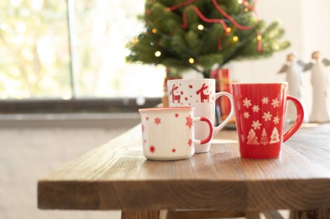 Porcelanowy kubek świąteczny Porcelanowy kubek świąteczny