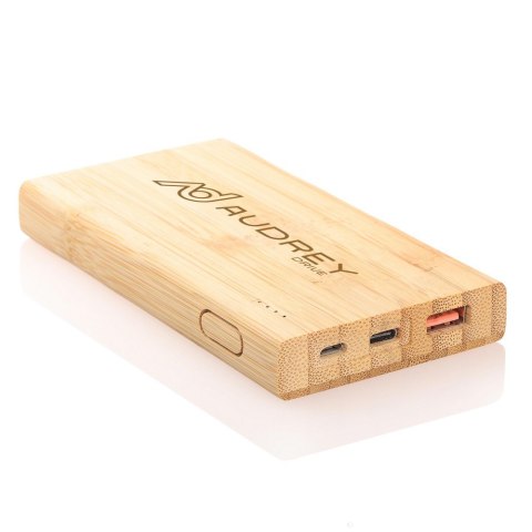 Bambusowy power bank 8000 mAh B'RIGHT | Caroline Bambusowy power bank 8000 mAh B'RIGHT | Caroline