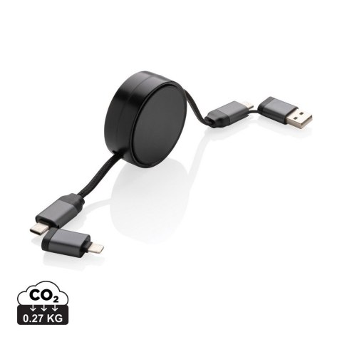 Zwijany kabel do ładowania 6 w 1 Terra Zwijany kabel do ładowania 6 w 1 Terra