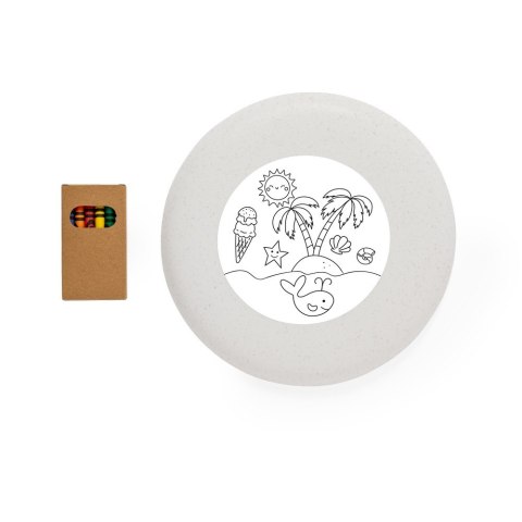 Frisbee do kolorowania, kredki Frisbee do kolorowania, kredki