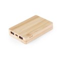 Magnetyczny bezprzewodowy bambusowy power bank 5000 mAh, ładowarka bezprzewodowa 15W Magnetyczny bezprzewodowy bambusowy power bank 5000 mAh, ładowarka bezprzewodowa 15W