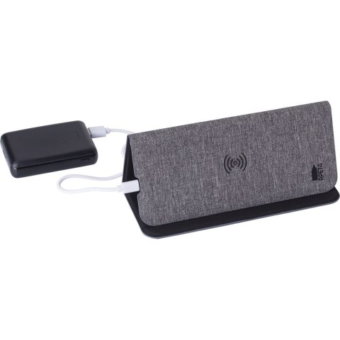 Podkładka pod mysz RPET, ładowarka bezprzewodowa 10W Podkładka pod mysz RPET, ładowarka bezprzewodowa 10W