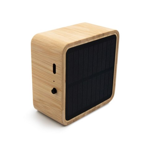 Bambusowy głośnik bezprzewodowy 3W B'RIGHT, panel słoneczny | Androwe Bambusowy głośnik bezprzewodowy 3W B'RIGHT, panel słoneczny | Androwe