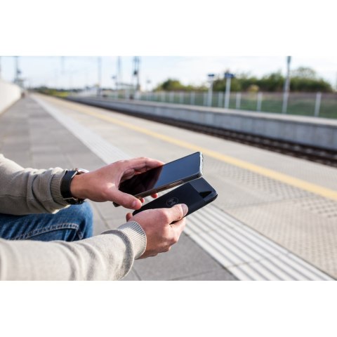 Bezprzewodowy power bank 10000 mAh Exclusive Collection, ładowarka bezprzewodowa 5W-15W | Cory Bezprzewodowy power bank 10000 mAh Exclusive Collection, ładowarka bezprzewodowa 5W-15W | Cory