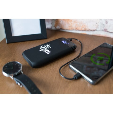 Bezprzewodowy power bank 10000 mAh Exclusive Collection, ładowarka bezprzewodowa 5W-15W | Cory Bezprzewodowy power bank 10000 mAh Exclusive Collection, ładowarka bezprzewodowa 5W-15W | Cory