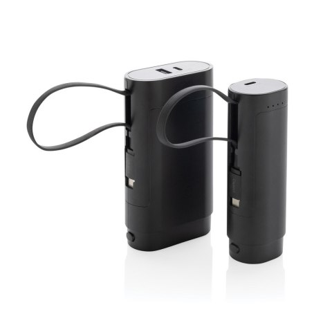 Power bank 5000 mAh, wymienialne baterie Power bank 5000 mAh, wymienialne baterie
