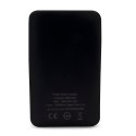 Power bank 5000 mAh ze zintegrowanymi kablami, adapter w komplecie | Presley Power bank 5000 mAh ze zintegrowanymi kablami, adapter w komplecie | Presley