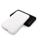 Power bank 5000 mAh ze zintegrowanymi kablami, adapter w komplecie | Presley Power bank 5000 mAh ze zintegrowanymi kablami, adapter w komplecie | Presley