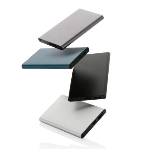 Power bank 4000 mAh z aluminium z recyklingu Power bank 4000 mAh z aluminium z recyklingu
