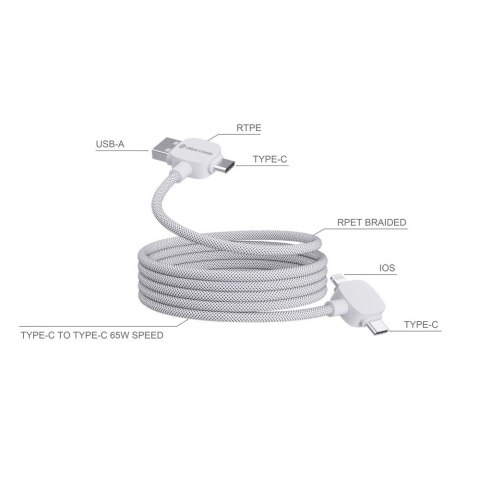 Kabel do ładowania i synchronizacji Urban Vitamin Stockton 65W Kabel do ładowania i synchronizacji Urban Vitamin Stockton 65W