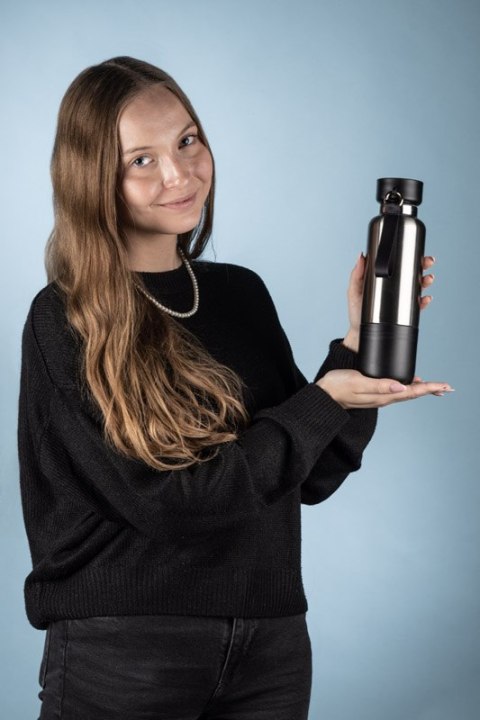 Butelka termiczna ze smyczką RON 500 ml Butelka termiczna ze smyczką RON 500 ml