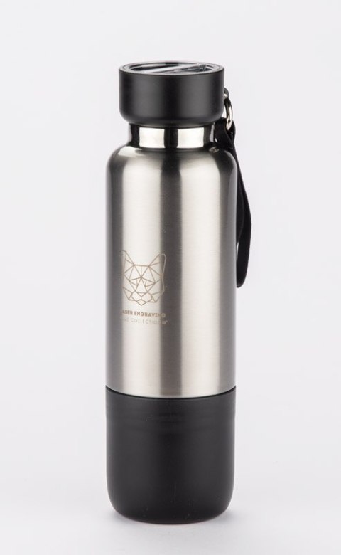 Butelka termiczna ze smyczką RON 500 ml Butelka termiczna ze smyczką RON 500 ml